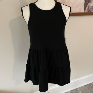 NWT TORRID Black babydoll Sleeveless Top